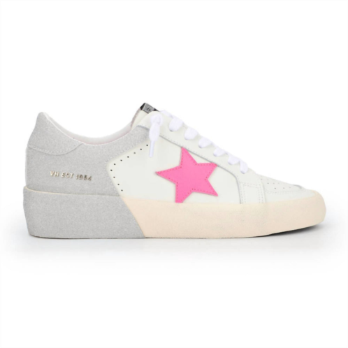 Vintage Havana womens refresh sneaker in silver multi