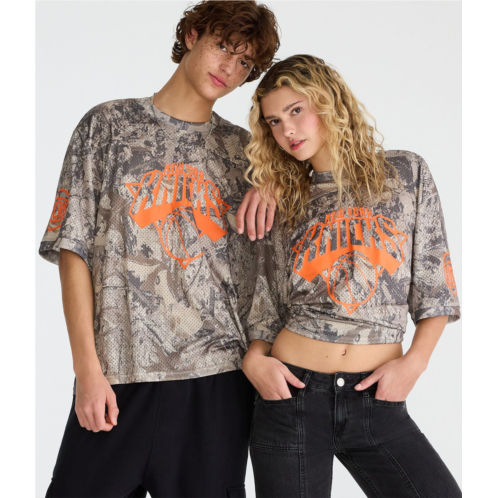 Aeropostale new york knicks forest camo mesh top