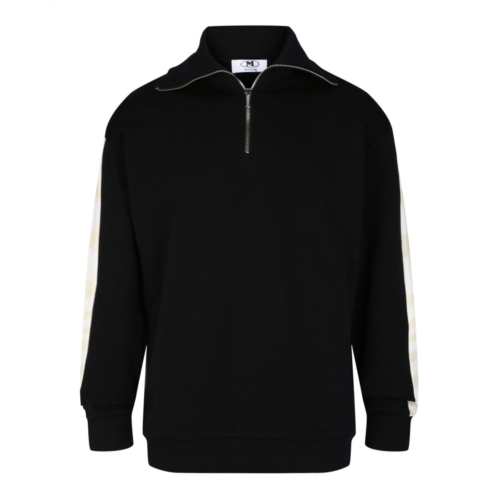 M Missoni zig zag stripe quarter-zip sweatershirt