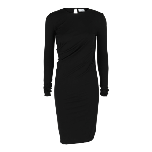 Salvatore Ferragamo ruched midi dress