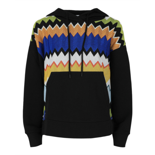 M Missoni metallic chevron hoodie
