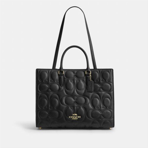 Coach Outlet maggie tote bag in signature leather