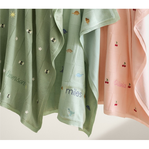 Potterybarn Icon Knit Baby Blanket