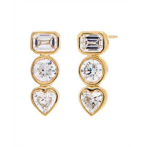 By Adina Eden 14k 1.51 ct. tw. lab-grown diamond earrings