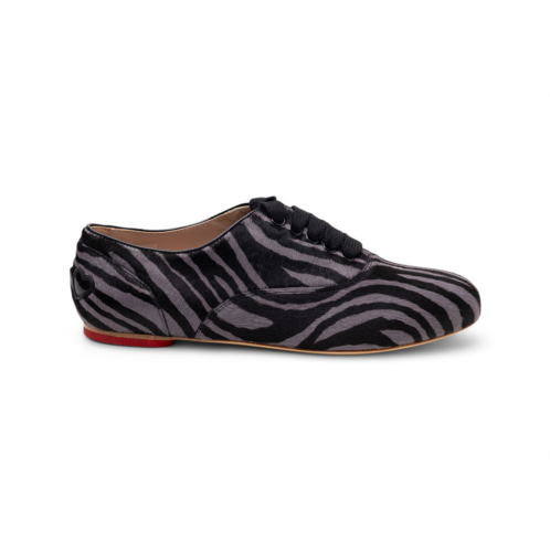 Hogan zebra-print leather loafers