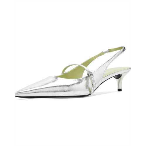 Womens Tory Burch Double T Buckle Mary Jane Pumps 45mm