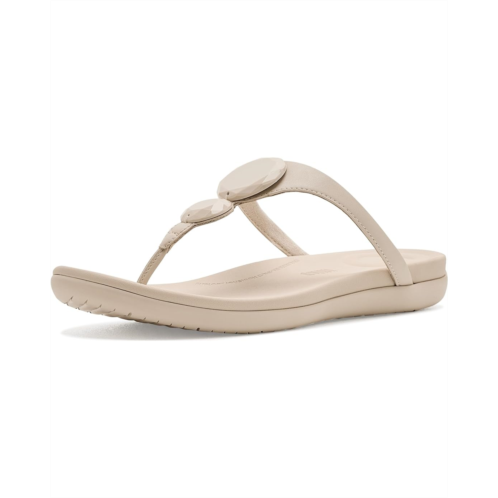 Womens FitFlop Solay Glossy-Disc Toe Post Sandals