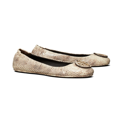 Womens Tory Burch Minnie Travel Ballet With Leather Logo
