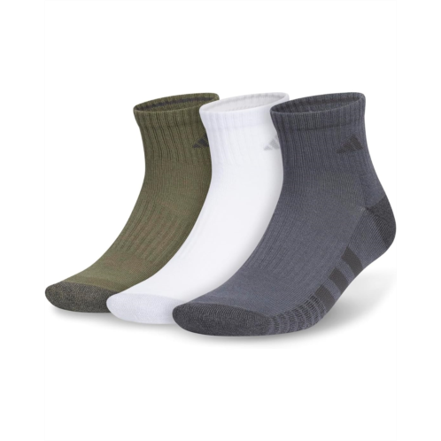 Mens adidas Cushioned 30 3-Pack Quarter Socks