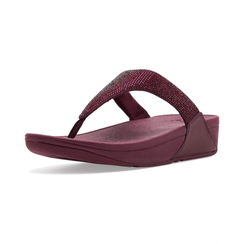 Womens FitFlop Lulu Crystal Embellished Toe-Post Sandals