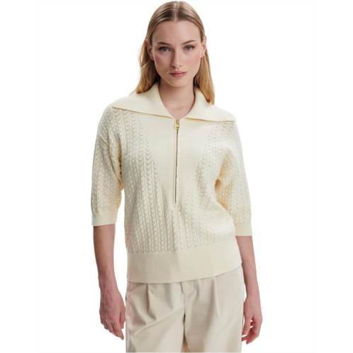Womens Varley Arney Half Zip Knit Polo