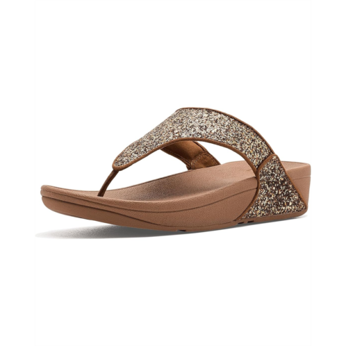 Womens FitFlop Lulu Multi-Tonal Glitter Toe Post Sandals