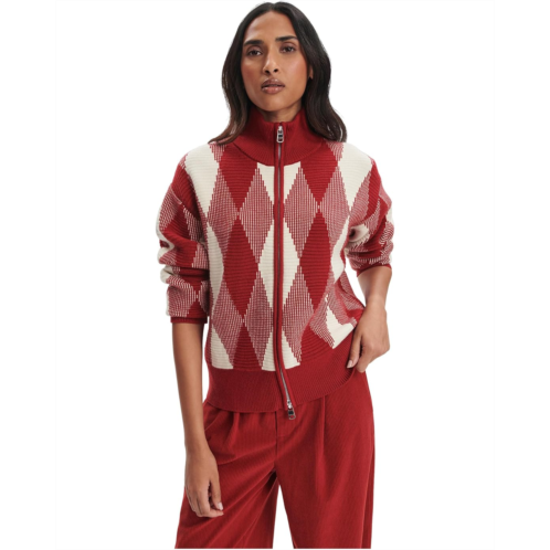 Womens Varley Karina Jacquard Knit Jacket