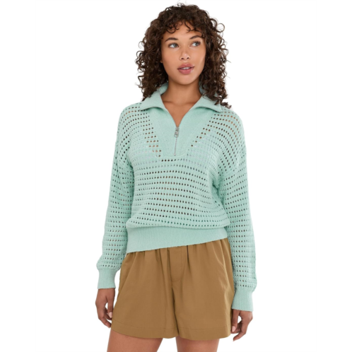 Womens Varley Emeri 1/2 Zip Knit Sweater