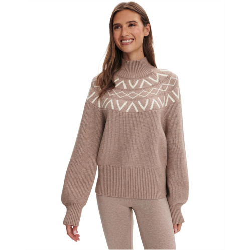 Womens Varley Marcie Fairisle Yoke Knit