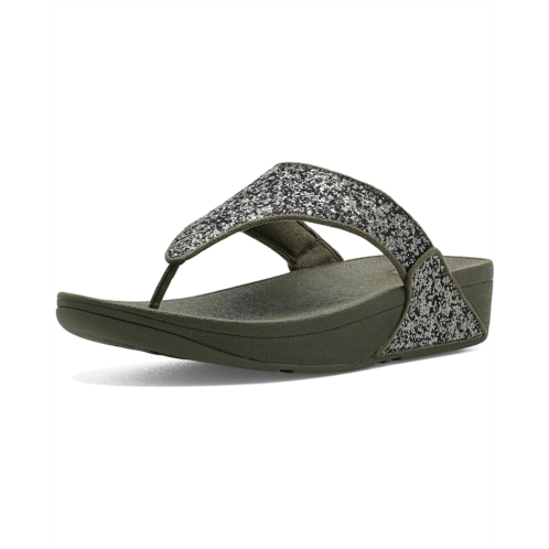 Womens FitFlop Lulu Multi-Tonal Glitter Toe Post Sandals