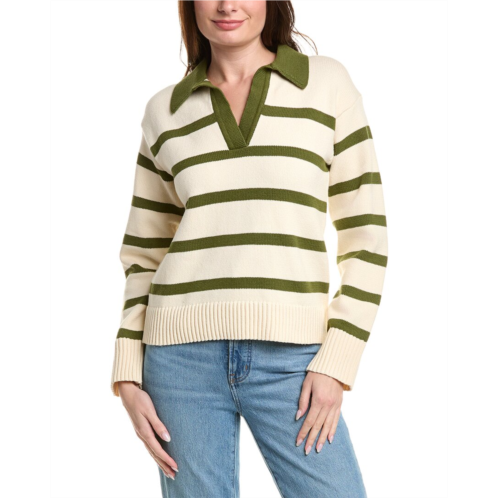 English Factory striped collared sweater
