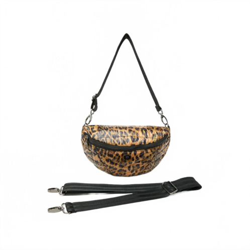 THINK ROYLN womens little runaway crossbody bag in leopard