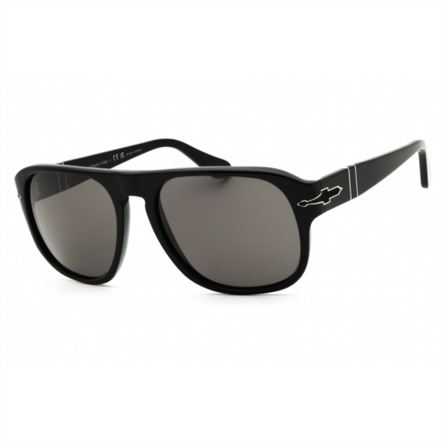 Persol Mens Black Oval Sunglasses