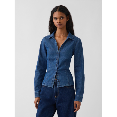Gap Denim Fitted Shirt
