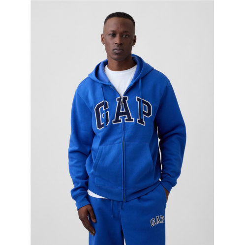 Relaxed Gap Logo Zip Hoodie