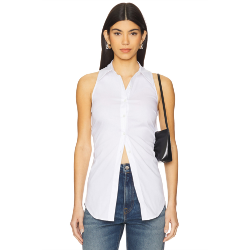Loch Sleeveless Poplin Button Up SIMONMILLER