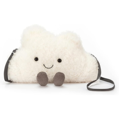 Jellycat Amuseables Cloud Plush Bag 9 inches - Crossbody and Shoulder Purse - Fun and Unique Handbag