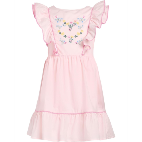 Girls Janie and Jack Embroidered Dress (Toddler/Little Kids/Big Kids)