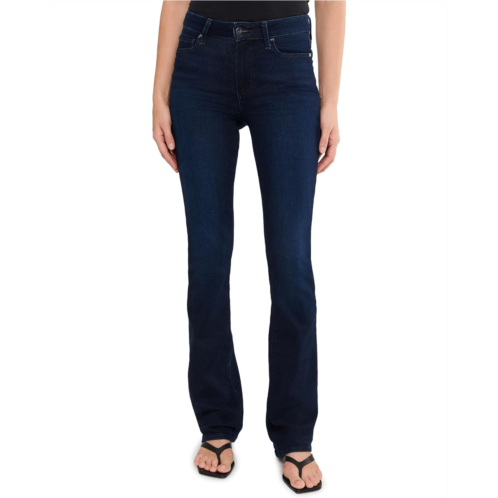 Womens Paige High-Rise Manhattan Boot Reverse Seamed Beltloops in The Forum