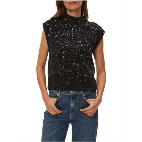 Womens Michael Stars Raina Mock Neck Sweater