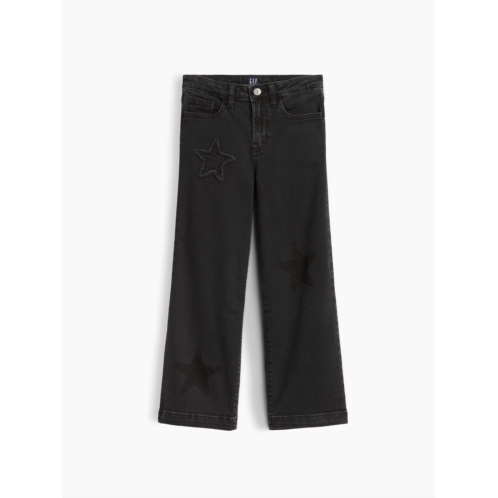 Gap Kids High Rise Wide-Leg Ankle Jeans