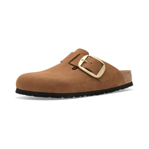 Womens Birkenstock Boston Big Buckle Tonal Clog - Nubuck Leather