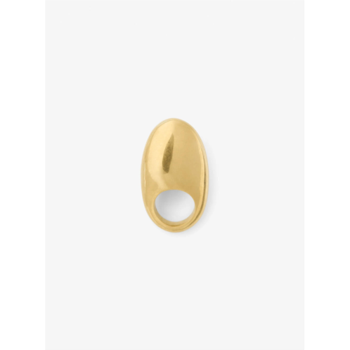 Michael Kors 24k-gold-plated brass dome ring