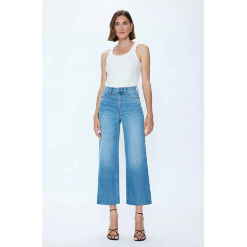 PISTOLA lana crop high rise ultra wide leg jeans in wild heart