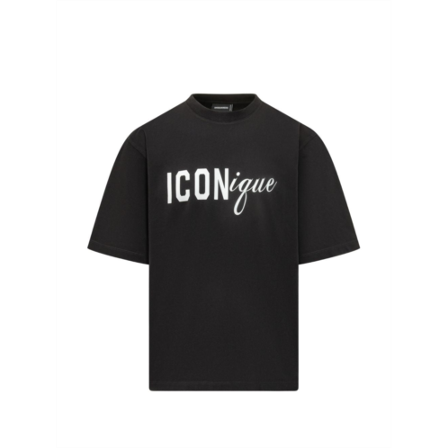 DSQUARED2 loose fit crew neck t-shirt with bold print