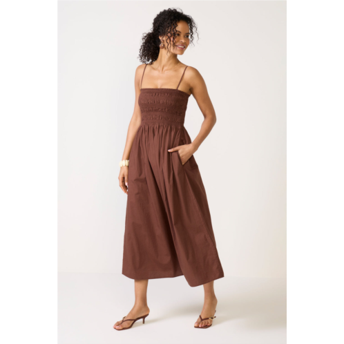 PISTOLA womens bianca smocked dress
