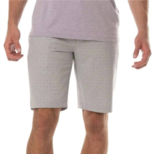 TravisMathew mens relaxed pocket shorts in barnacle heather sleet