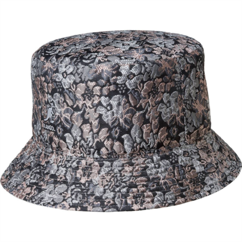 Kangol womens floral jacquard bucket hat in moonstruck