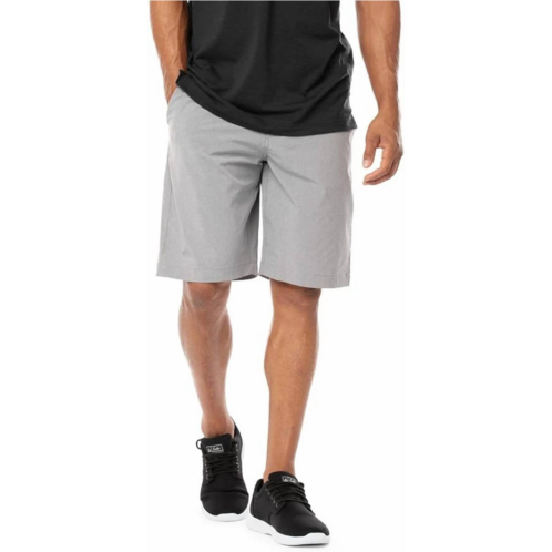 TravisMathew beck golf shorts in light grey