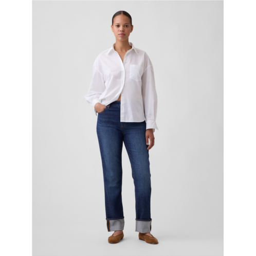 Gap Curvy High Rise 90s Slim Straight Jeans