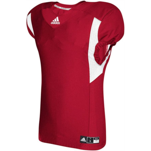 adidas Meninchs Techfit Hyped Football Jersey (US Alpha Medium Regular Regular Power Red/White)