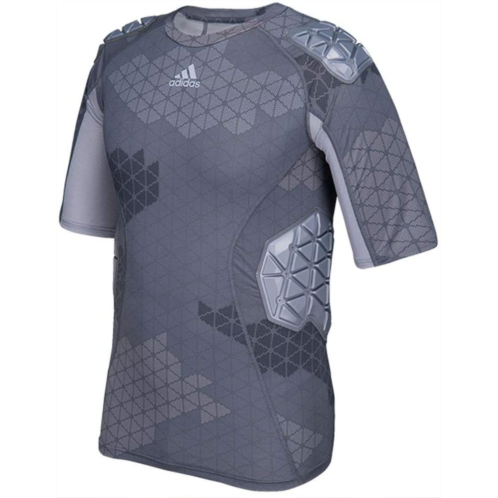 Adidas Techfit Ironskin Mens 5 Pad Short Sleeve Football Shirt