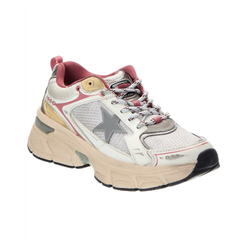 Golden Goose lightstar mesh & leather sneaker