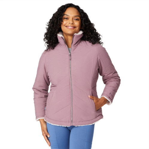Free Country womens cirrus quilted reversible jacket