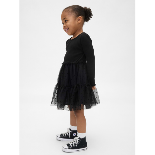 Gap Baby & Toddler Tulle Mixed Media Dress