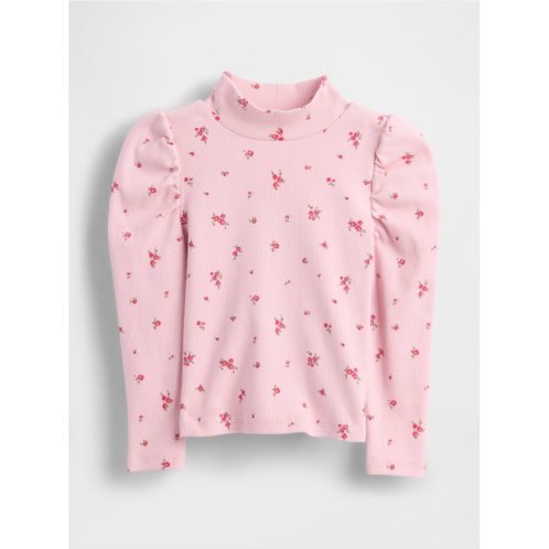 Gap Baby & Toddler Puff-Sleeve Rib Mockneck