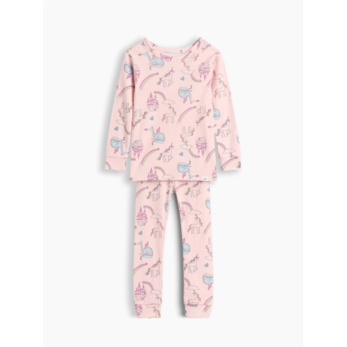 Gap Baby & Toddler Organic Brushed Cotton Unicorn PJ Set