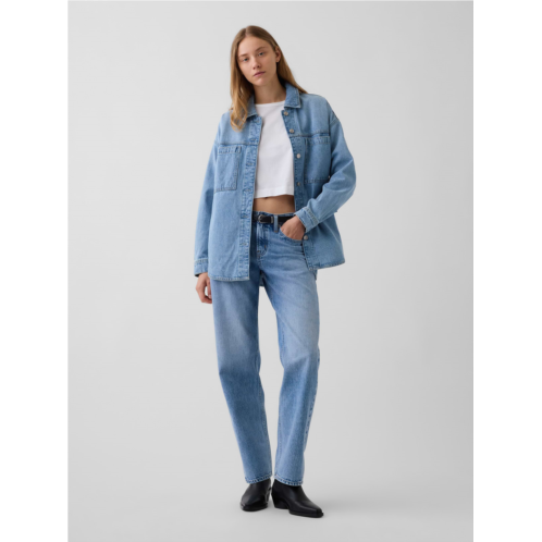 Gap Mid Rise Straight Taper Jeans