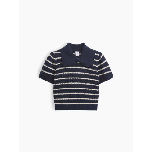 Gap Baby & Toddler Bow Collar Pointelle Sweater