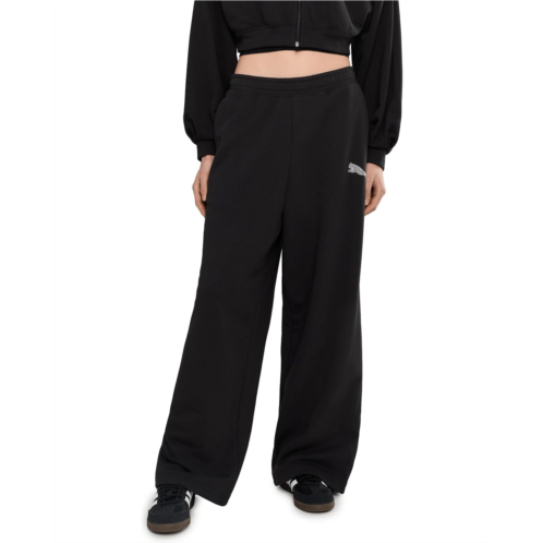 PUMA Essentials Graphics Leo Luxe Bedazzled Slouchy Pants